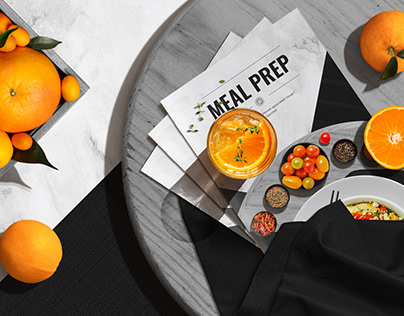 Meal Prep - food brochure design