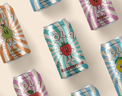 Soda Lola | packaging design