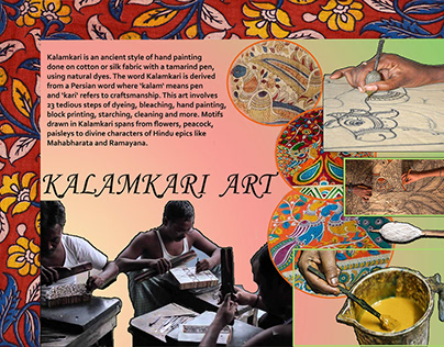The Story of Khadi and kalamkari art..