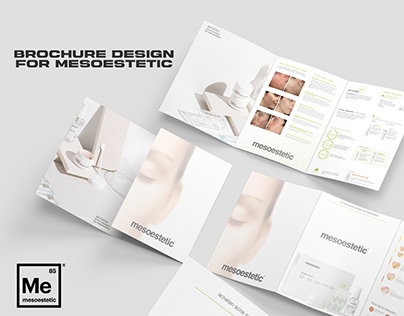 Brochure design for Mesoestetic