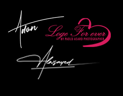 I will handwritten signature luxury cursive logo