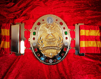 All Asia Heavyweight Wrestling Championship Belt