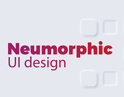 Neumorphic Social Media UI