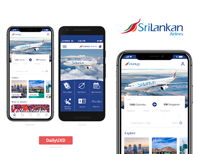 Sri Lankan Airline App Redesign