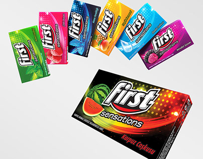 First (Trident) Chewing Gum Packaging Design