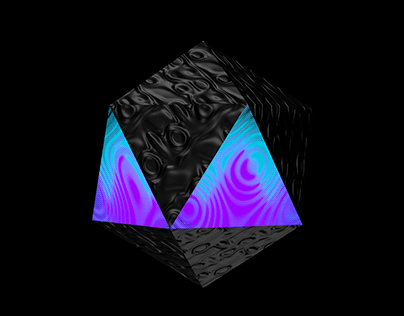 Flowing icosahedron 01