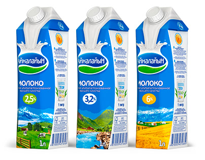 Packaging design for milk