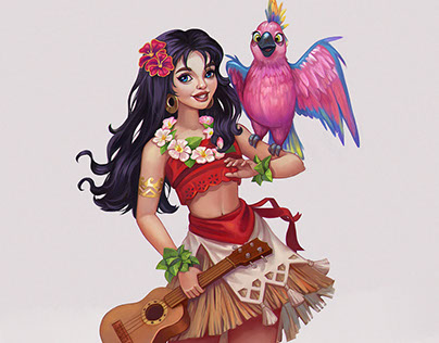 hawaiian girl