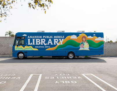 Anaheim Mobile Library Wrap Design