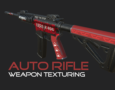 AUTO RIFLE SUBSTANCE TEXTURING_WEAPON TEXTURING