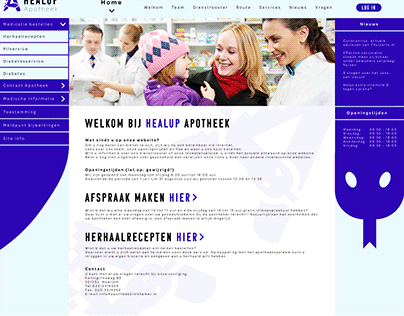 Apotheek website Design
