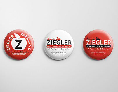 Ziegler for School Board Branding and Materials