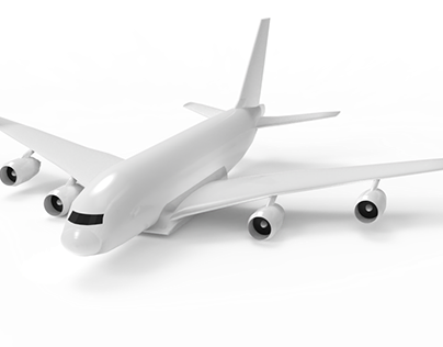 Blender - Low Poly Airbus A380