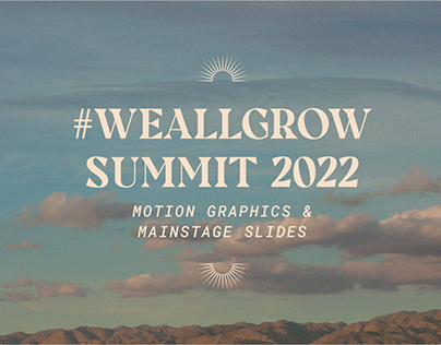 Interstitial animations for #WeAllGrow Summit 2022