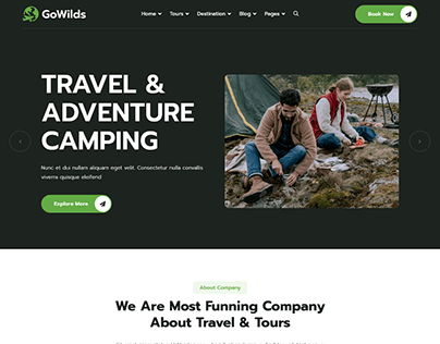 Gowilds - Travel & Tour Booking Joomla 4 Template