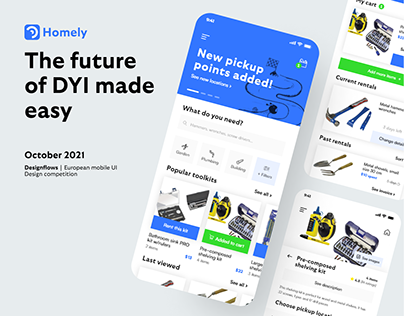 Homely App | Designflows Mobile UI European Competition