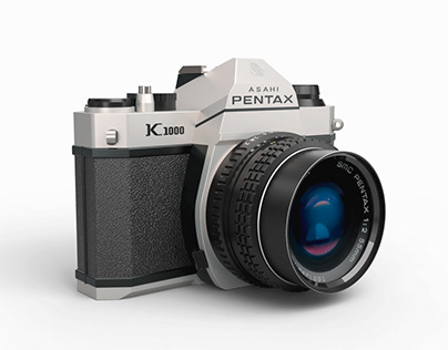 Pentax K1000 - 3D Modelling and Rendering