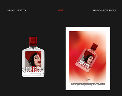 Identity concept for the brand of body care oil "aiv".