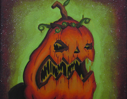 Phillip Pumpkin (painting study)