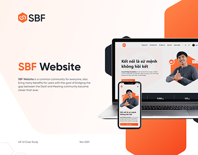 SBF Website - UX/UI Design