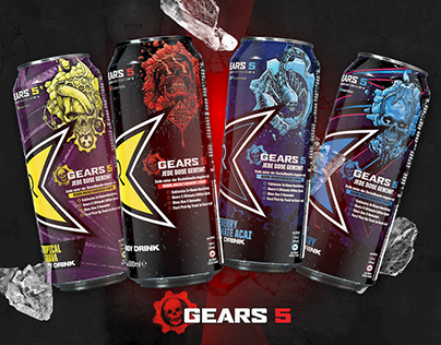 Rockstar Energy Drink x Gears Of War 5