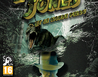 Création d'affiche pour le jeux vidéo Indiana Jones