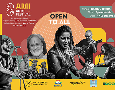Music Concert Poster for AMI Art Festival