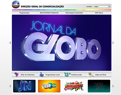 Site CGM Rede Globo