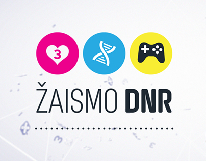 GAMEON / ŽAISMO DNR motion graphics package