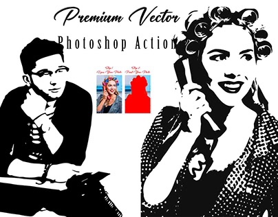 Premium Vector Photoshop Action