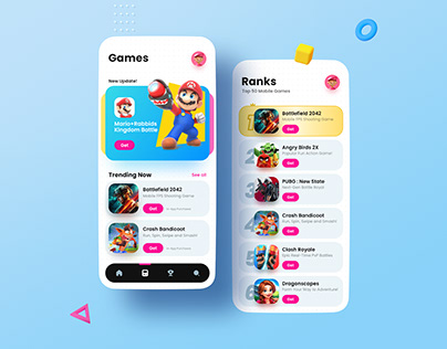 Mobile Game App Store (concept)