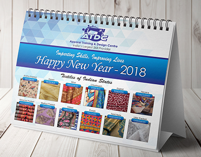 Desk Calendar 2018 Design
