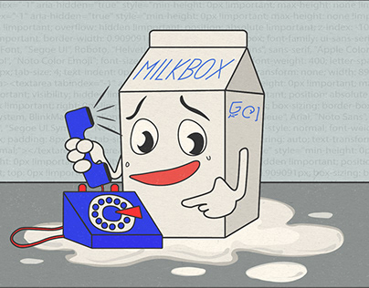 Milkbox Show Illustration