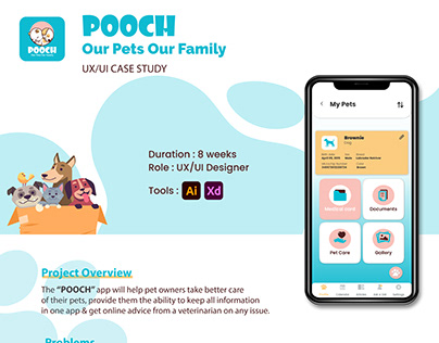 POOCH Case Study UI/UX