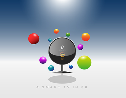 Circle Smart TV Modern Design
