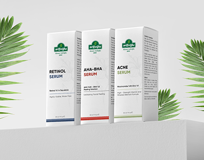 Arifoğlu - Skin Serum Packaging Design
