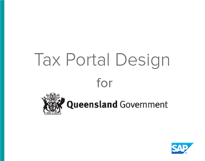 Office of state revenue: Portal design for citizens