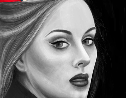 Digital Drawing. Adele