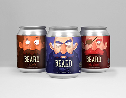 Beard | Illustrations for craft beer