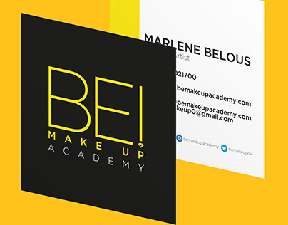 Be Make Up Business Card