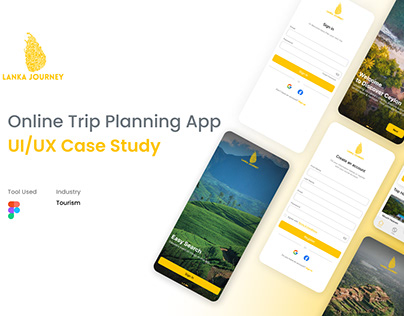 LANKA JOURNEY- Trip Planning App UI/UX Case Study