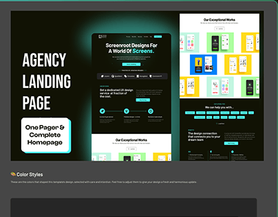 Agency Web Design Homepage