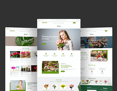 WooCommerce Flowers shop website | WordPress
