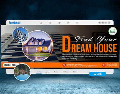 Home Sale Facebook Cover Page Design