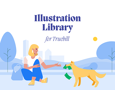 Illustration Library for Truebill