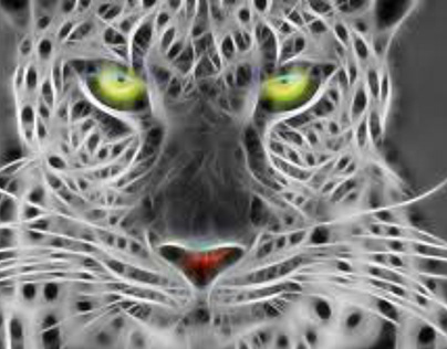 pastel leopard