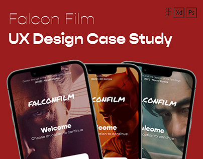 Falcon Film: UX Design Case Study (Mobile Application)