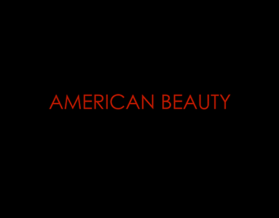 American Beauty Title Sequence