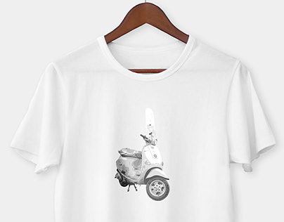 T-shirt design PIAGGIO
