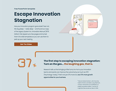 MODUS Escape Innovation Stagnation | Landing Page